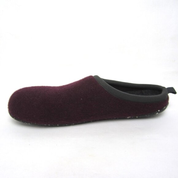 Camper VGUC Wabi One Wool Slippers 39 US 8.5 Purple Plum Speckled Rubber Outsole - Picture 4 of 11